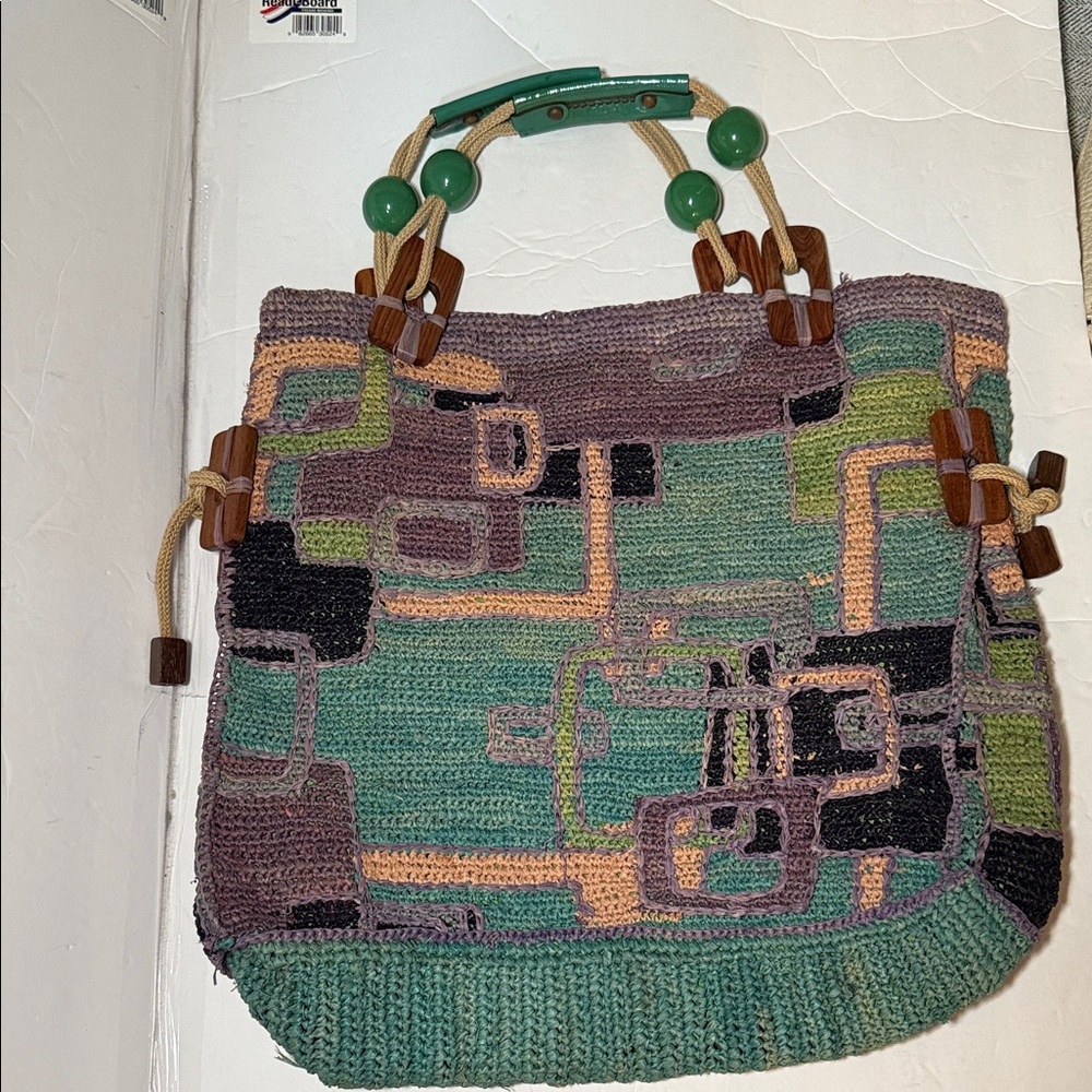 Jamin Puech Multicolor Crochet Tote Bag